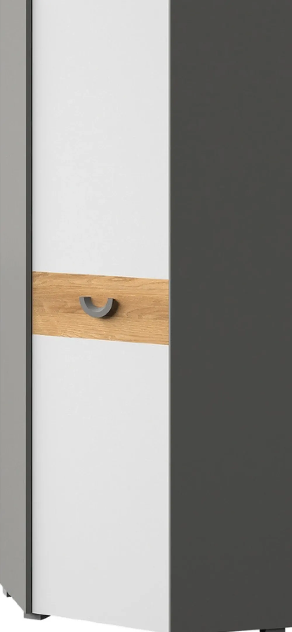 Meble Dla Dzieci|Zestawy Mebli Młodzieżowych>DOLMAR Nowoczesna szafa narożna do pokoju młodzieżowego 75 cm COOLIFY