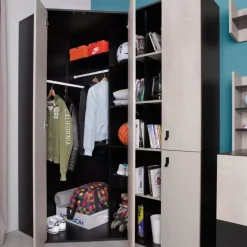 Meble Dla Dzieci|Zestawy Mebli Młodzieżowych>MEBLAR Nowoczesna szafa narożna PRESSCOT