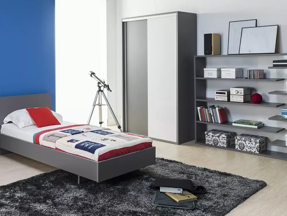 Meble Dla Dzieci|Zestawy Mebli Młodzieżowych>MARIDEX Nowoczesna szafa przesuwna do pokoju młodzieżowego 120 cm ZENTO