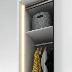 Zestawy Mebli Do Sypialni|Szafy Dwudrzwiowe></noscript>lenart. Nowoczesna szafa przesuwna z lustrem do salonu 150 cm cm TAYA