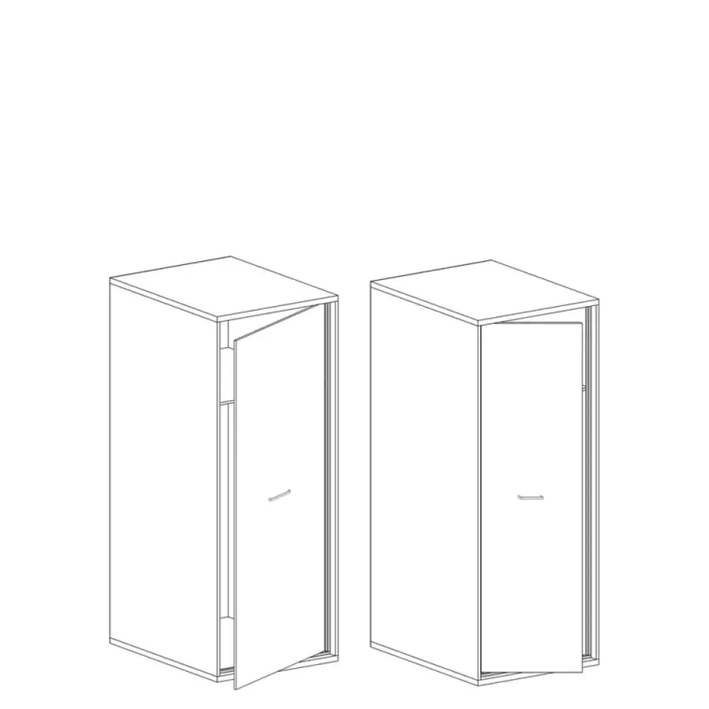 Zestawy Mebli Do Sypialni|Szafy Młodzieżowe>JARSTOL Nowoczesna szafa z drążkiem na wieszaki MORNE