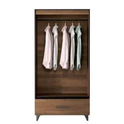 Zestawy Mebli Do Sypialni|Szafy Dwudrzwiowe>GAŁA MEBLE Nowoczesna szafa z szufladą FERANO