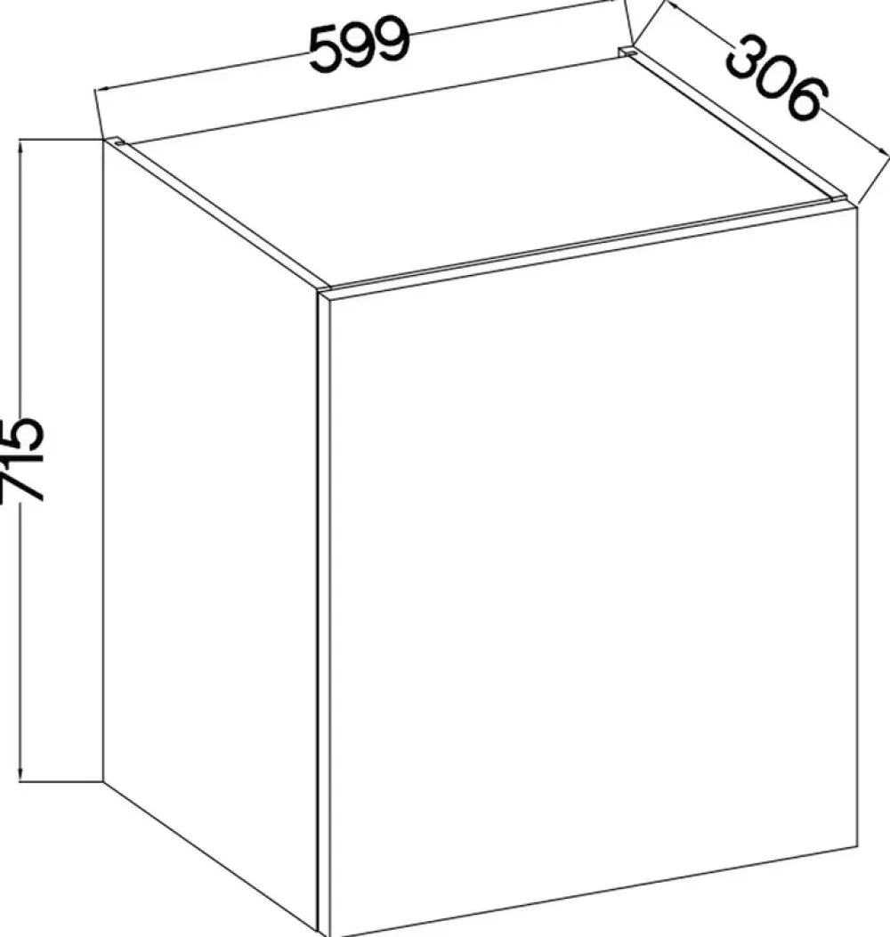 Meble Kuchenne>Lempert Nowoczesna szafka kuchenna wisząca 60 cm NEPO