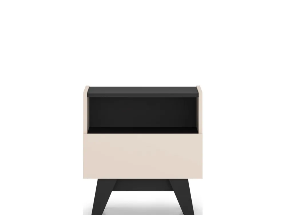 Meble Dla Dzieci|Szafki Nocne>ML Meble Nowoczesna szafka nocna 50 cm do sypialni FERIO cashmere