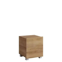 Zestawy Mebli Do Sypialni|Zestawy Mebli Młodzieżowych>GiB Meble Nowoczesna szafka nocna do sypialni MODERN dąb złoty