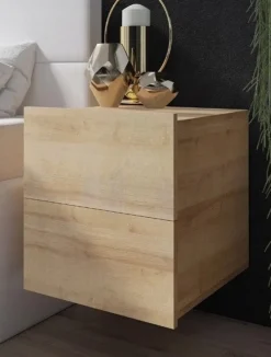 Zestawy Mebli Do Sypialni|Zestawy Mebli Młodzieżowych>GiB Meble Nowoczesna szafka nocna do sypialni MODERN dąb złoty