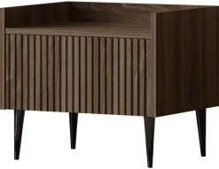 Zestawy Mebli Do Salonu|Szafki Nocne></noscript>JUREK Nowoczesna szafka nocna do sypialni 52 cm ASPERO orzech