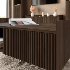 Zestawy Mebli Do Salonu|Szafki Nocne></noscript>JUREK Nowoczesna szafka nocna do sypialni 52 cm ASPERO orzech