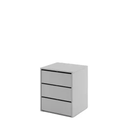 Meble Młodzieżowe|Zestawy Mebli Do Sypialni>lenart. Nowoczesna szafka nocna do sypialni z szufladami IDEA szary