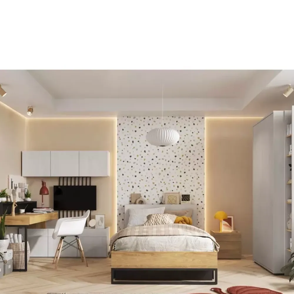 Zestawy Mebli Młodzieżowych>lenart. Nowoczesna szafka nocna z szufladami TEEN FLEX