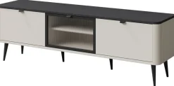 Szafki Rtv>JUREK Nowoczesna szafka pod telewizor z 160 cm do salonu MIREL