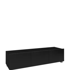 Zestawy Mebli Do Salonu|Zestawy Mebli Młodzieżowych>GiB Meble Nowoczesna szafka pod telewizor 150 cm połysk MODERN czarny