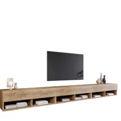 Szafki Rtv>BRATEX Nowoczesna szafka pod TV 300 cm AROMA kasztan wrocławski