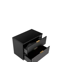 Meble Łazienkowe|Szafki Pod Umywalkę></noscript>COMAD Nowoczesna szafka pod umywalkę 80 cm czarna ADENILO czarny