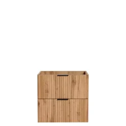 Meble Łazienkowe|Szafki Pod Umywalkę></noscript>COMAD Nowoczesna szafka pod umywalkę 60 cm ADENILO dąb wotan