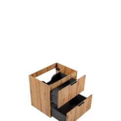 Meble Łazienkowe|Szafki Pod Umywalkę></noscript>COMAD Nowoczesna szafka pod umywalkę 60 cm ADENILO dąb wotan