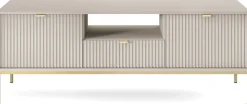 Zestawy Mebli Do Salonu|Szafki Rtv>PIASKI Nowoczesna szafka RTV 154 cm pod telewizor AVANTI cashmere kaszmir