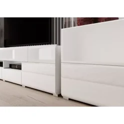 Zestawy Mebli Do Salonu|Szafki Rtv></noscript>Helvetia Nowoczesna szafka rtv 208 cm TENDER połysk biały