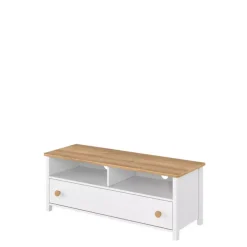 Zestawy Mebli Młodzieżowych|Szafki Rtv>lenart. Nowoczesna szafka RTV 120 cm biała STORY