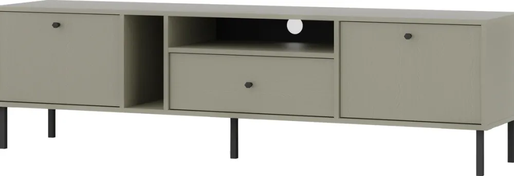 Zestawy Mebli Do Salonu|Szafki Rtv>Lempert Nowoczesna szafka RTV 180 cm z szufladą i drzwiami TOKEN