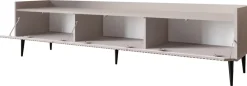 Zestawy Mebli Do Salonu|Szafki Rtv>JUREK Nowoczesna szafka RTV 180 cm do salonu ASPERO kaszmir