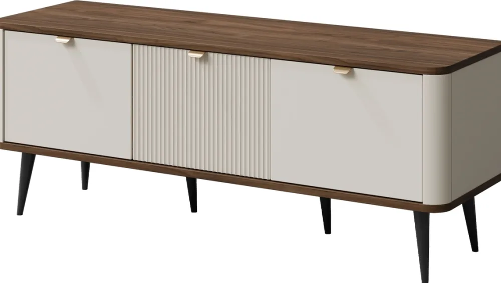 Zestawy Mebli Do Salonu|Szafki Rtv>JUREK Nowoczesna szafka RTV na nóżkach pod telewizor 160 cm MIREL