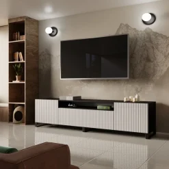 Szafki Rtv>Arton Nowoczesna szafka RTV na nóżkach 200 cm TAVIO do salonu