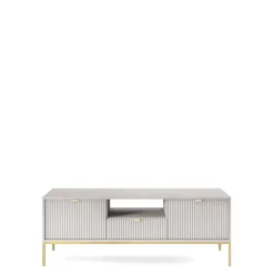 Szafki Rtv|Zestawy Mebli Do Salonu>PIASKI Nowoczesna szafka RTV szara z szufladą AVANTI szary