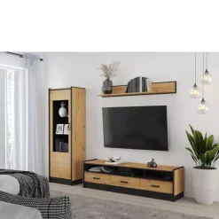 Szafki Rtv></noscript>Lempert Nowoczesna szafka RTV z szufladami 180 cm KALETTO