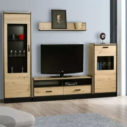 Szafki Rtv>Lempert Nowoczesna szafka RTV z szufladami 140 cm KALETTO