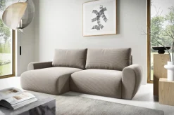 Meble Dla Dzieci|Narożniki>BROMARKT Nowoczesna sztruksowa rogówka z funkcją spania PATI