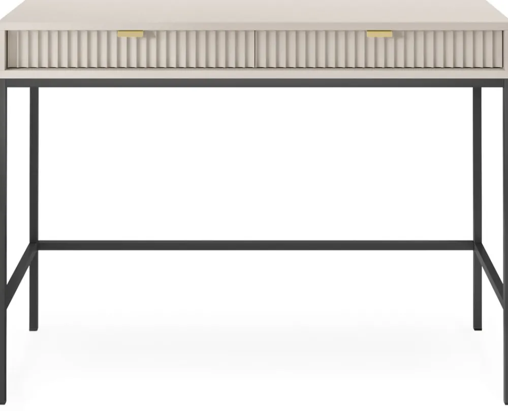 Biurka|Toaletki I Konsole>PIASKI Nowoczesna toaletka z szufladami AVANTI cashmere kaszmir