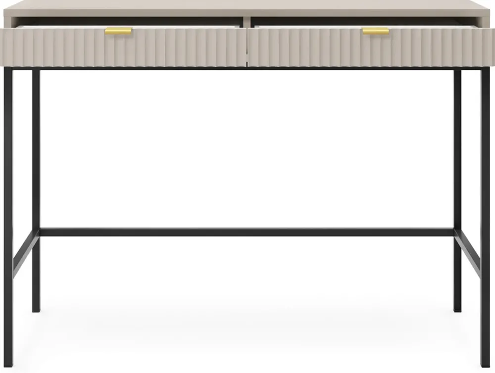 Biurka|Toaletki I Konsole>PIASKI Nowoczesna toaletka z szufladami AVANTI cashmere kaszmir