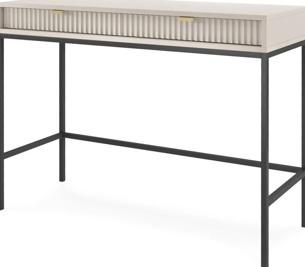 Biurka|Toaletki I Konsole>PIASKI Nowoczesna toaletka z szufladami AVANTI cashmere kaszmir