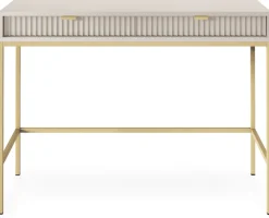 Biurka|Toaletki I Konsole>PIASKI Nowoczesna toaletka z szufladami AVANTI cashmere kaszmir