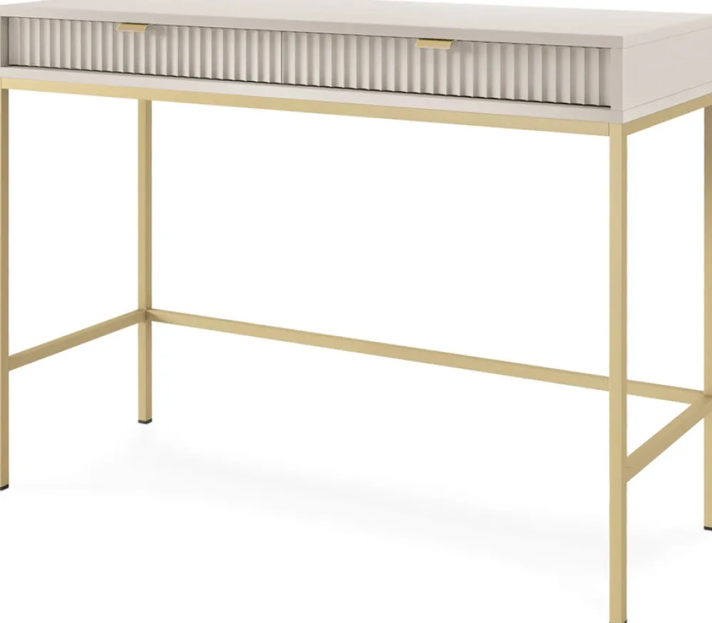 Biurka|Toaletki I Konsole>PIASKI Nowoczesna toaletka z szufladami AVANTI cashmere kaszmir