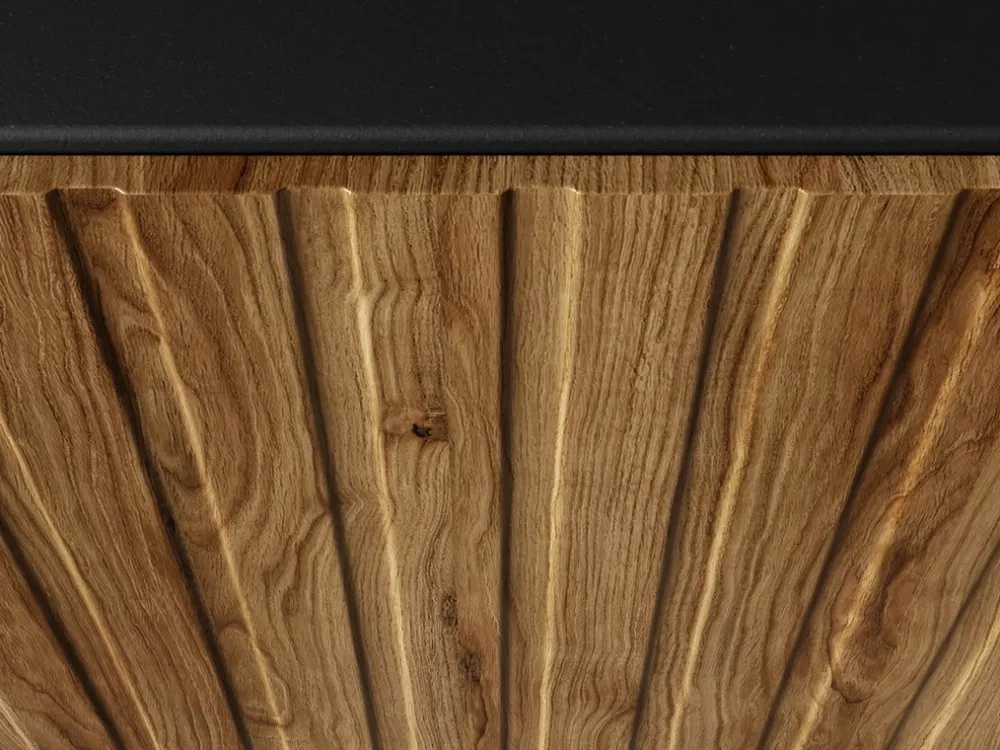 Szafki Rtv>Arton Nowoczesna wisząca szafka RTV 200 cm MAVIO frezowane fornty