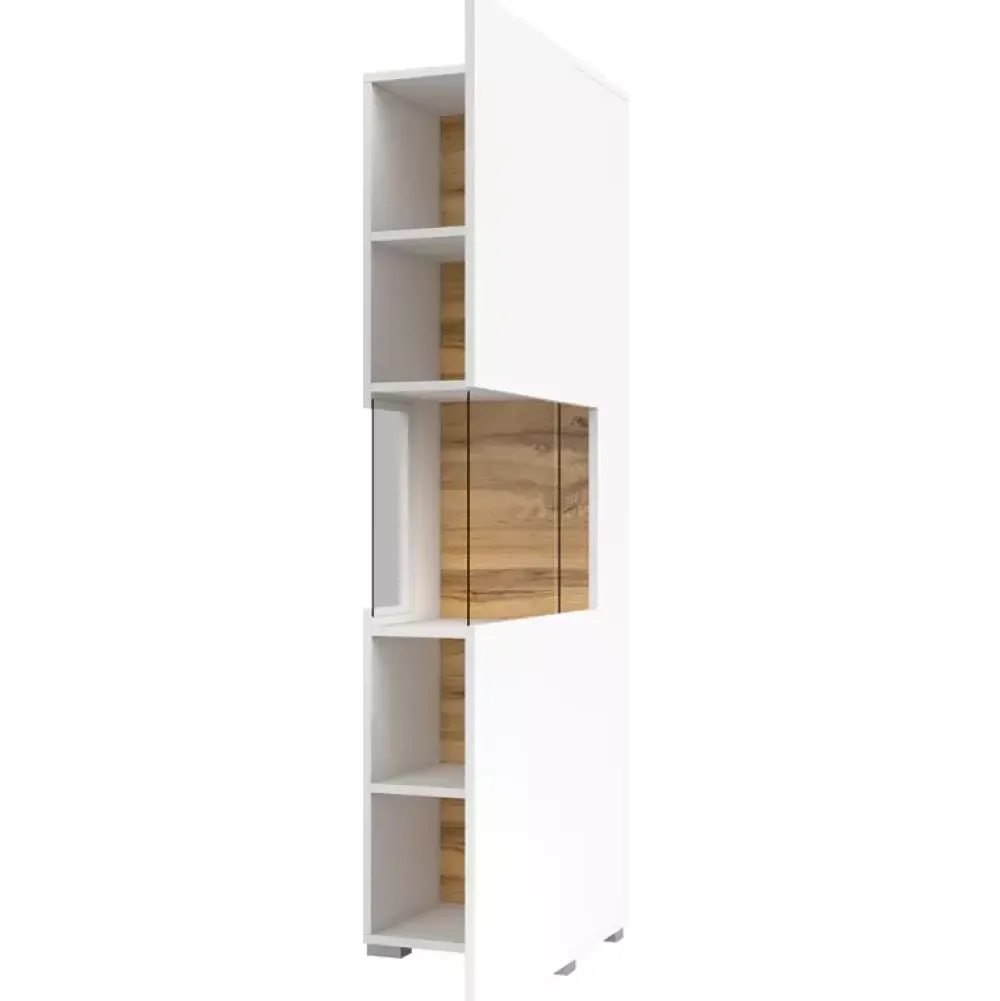 Zestawy Mebli Do Salonu|Witryny>Helvetia Nowoczesna witryna do salonu biała AVENTELI