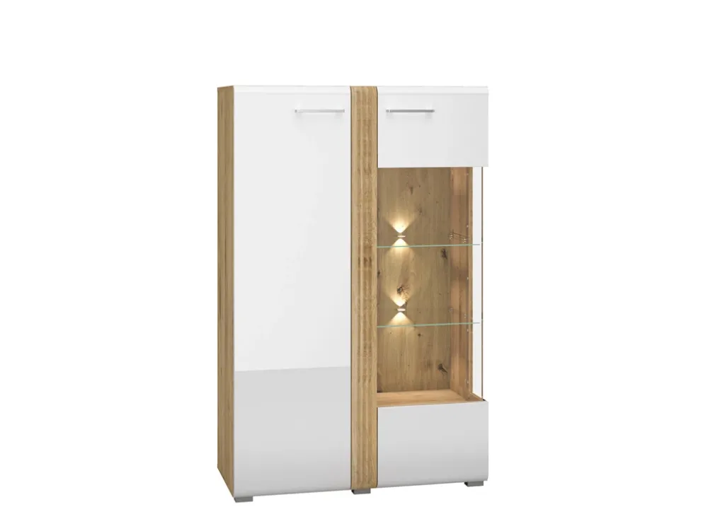 Witryny>ML Meble Nowoczesna witryna na alkohol do salonu 92 cm ADAGIO