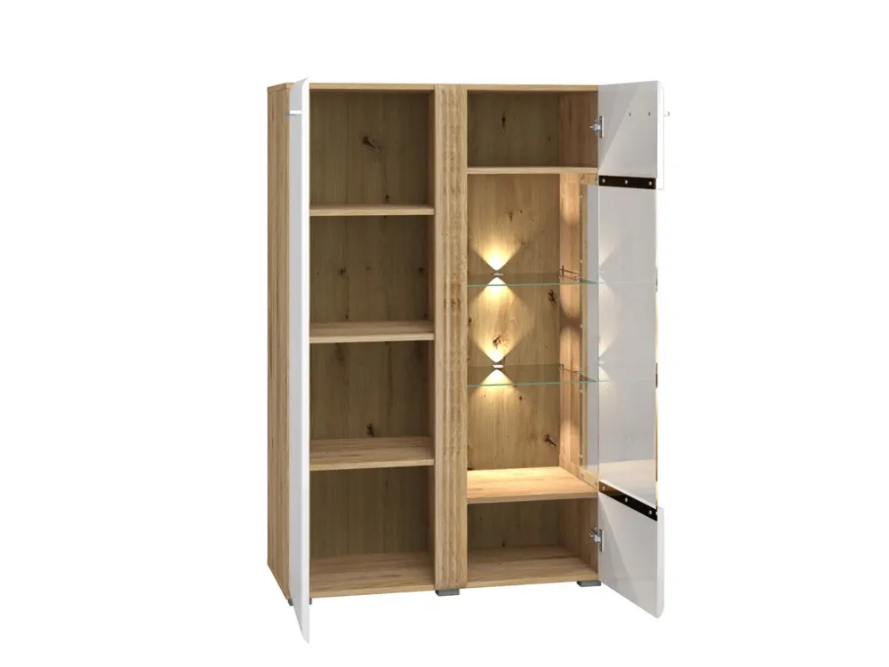 Witryny>ML Meble Nowoczesna witryna na alkohol do salonu 92 cm ADAGIO