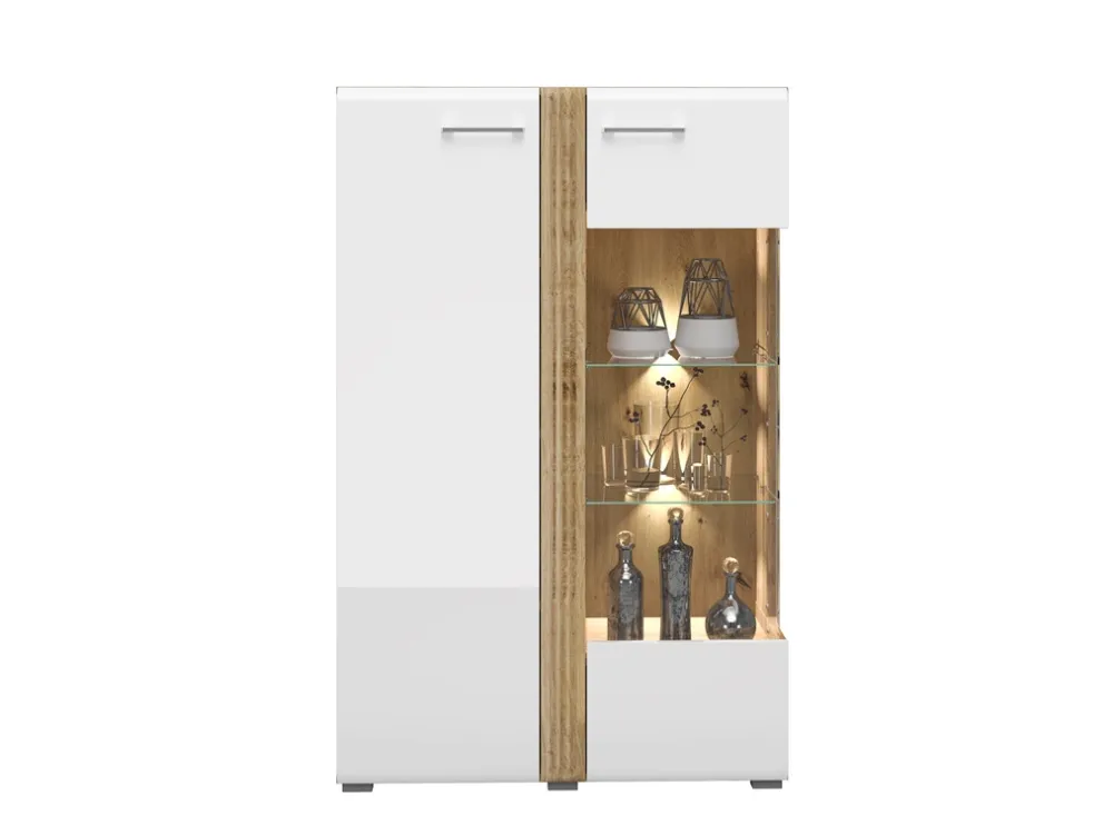 Witryny>ML Meble Nowoczesna witryna na alkohol do salonu 92 cm ADAGIO