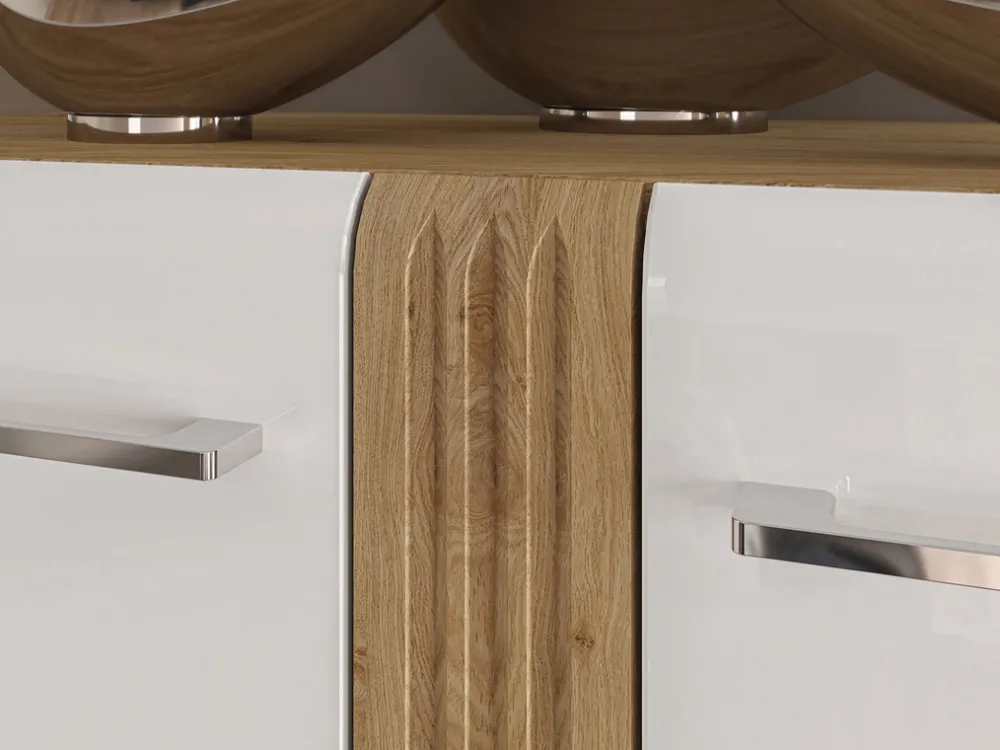 Witryny>ML Meble Nowoczesna witryna na alkohol do salonu 92 cm ADAGIO