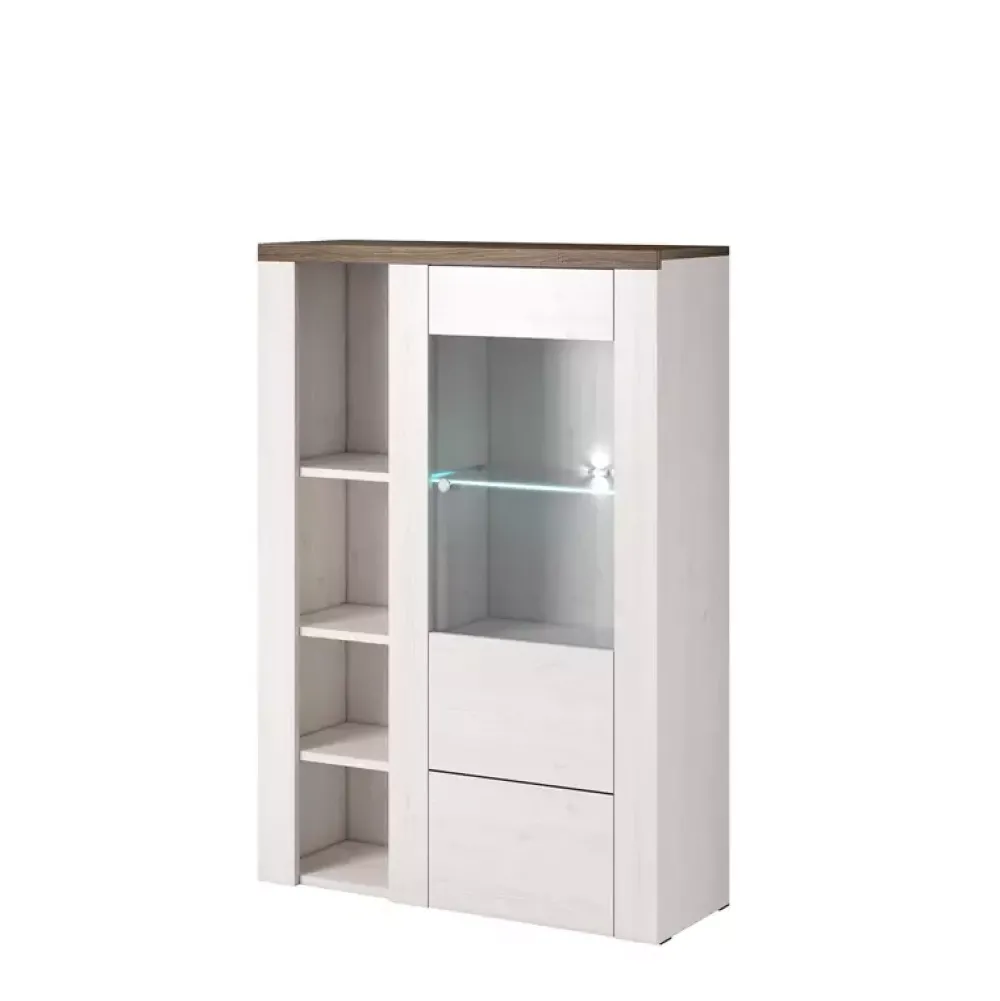 Witryny>Helvetia Nowoczesna witryna niska LARONA modrzew Sibiu