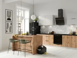 Meble Kuchenne></noscript>Stolkar Nowoczesna wyspa kuchenna 128 cm dąb wotan