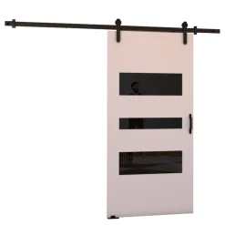 Drzwi Przesuwne>przesuwne.com Nowoczesne białe drzwi przesuwne do garderoby 90 cm VASTO biały