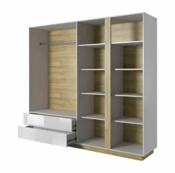 Zestawy Mebli Do Sypialni></noscript>LASKI Nowoczesne białe meble do sypialni LINDA