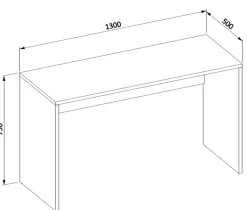 Biurka></noscript>Helvetia Nowoczesne biurko komputerowe 130 cm AGAPI