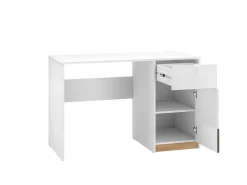 Biurka|Zestawy Mebli Młodzieżowych>ML Meble Nowoczesne biurko młodzieżowe 120 cm białe TORINO