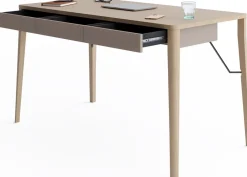 Biurka>lenart. Nowoczesne biurko z szufladami skandynawskie 140 cm MATCH