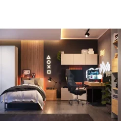 Biurka|Meble Młodzieżowe></noscript>lenart. Nowoczesne biurko z szufladami 110 cm TEEN FLEX